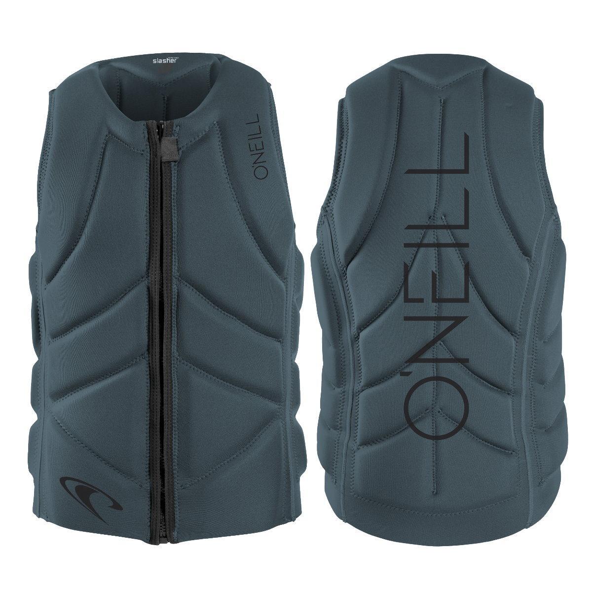 O'Neill Slasher Comp Vest Herren Wakeboard Weste Protektor Neopren Cadetblue