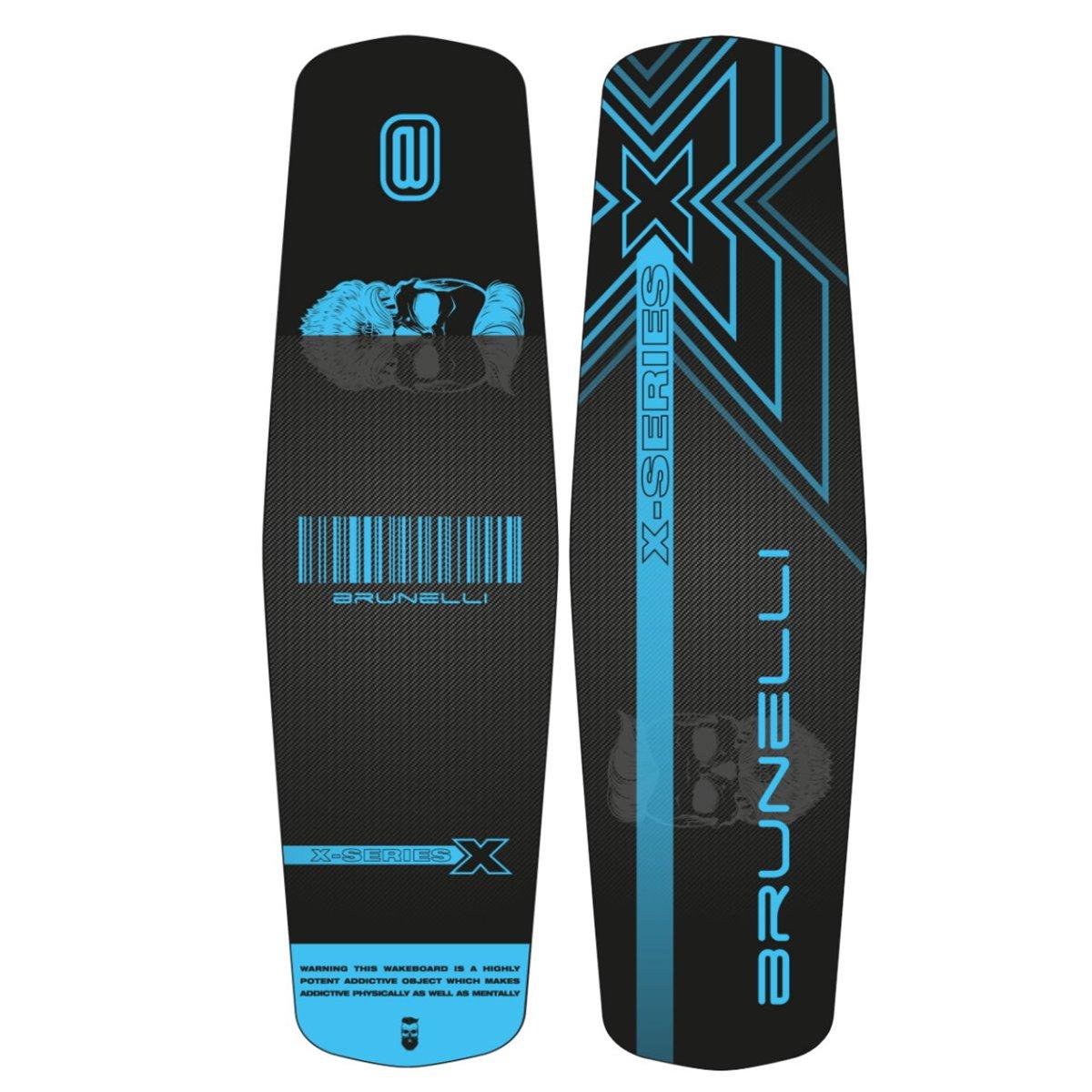 BRUNELLI Wood Flex Pro Cable Park Wakeboard Boot und Wakepark Grind-Base 141cm Boot