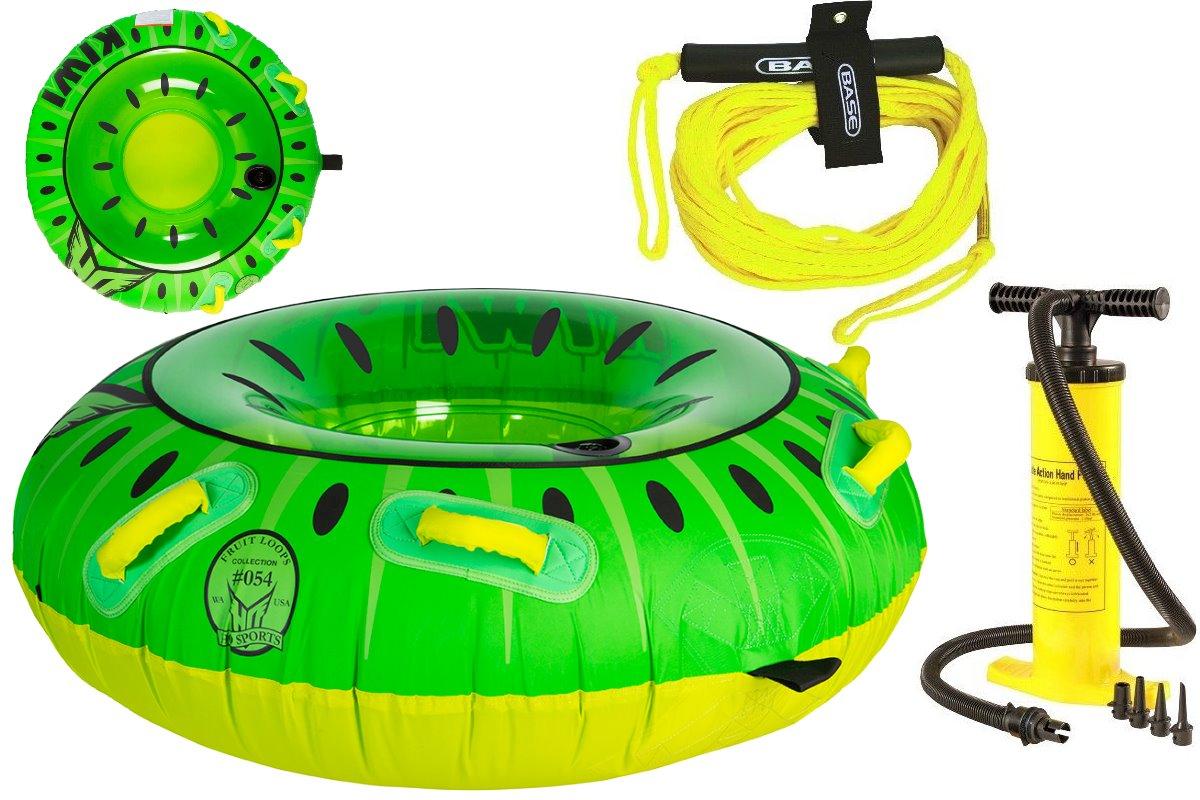 HO KIWI Tube Package Towable Reifen für 1 Person Pumpe und Zugleine