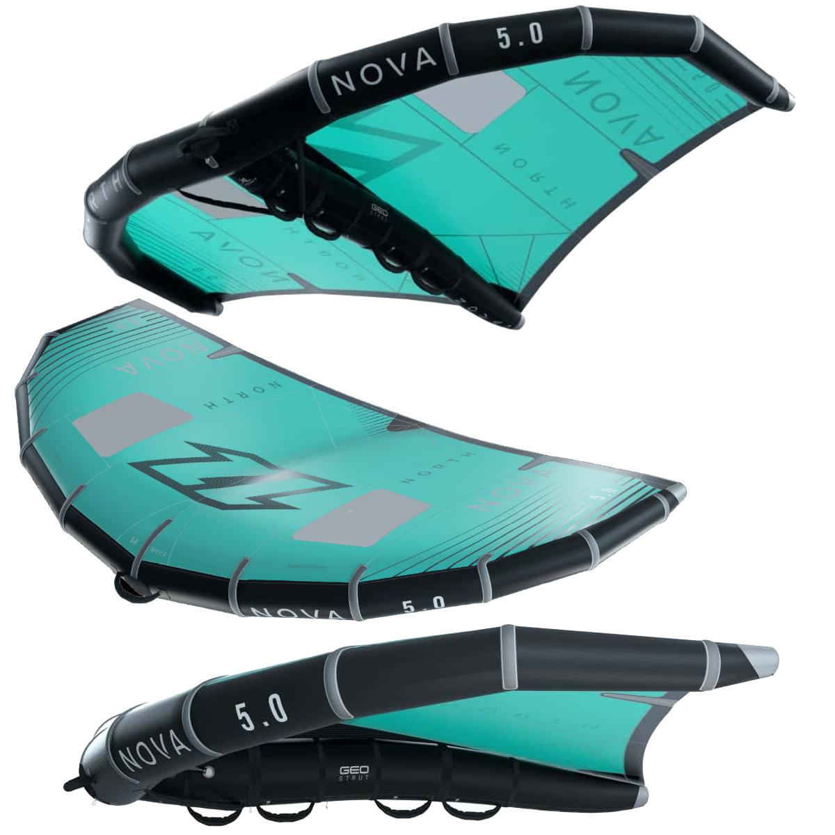 NORTH NOVA WING SAIL KITE Surf Foil Segel Windsegel Sup Flügel 6qm