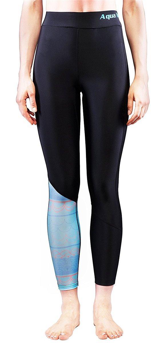 Aqua Marina ILLUSION Damen Rash Guard Legging Hose surfen sup blue
