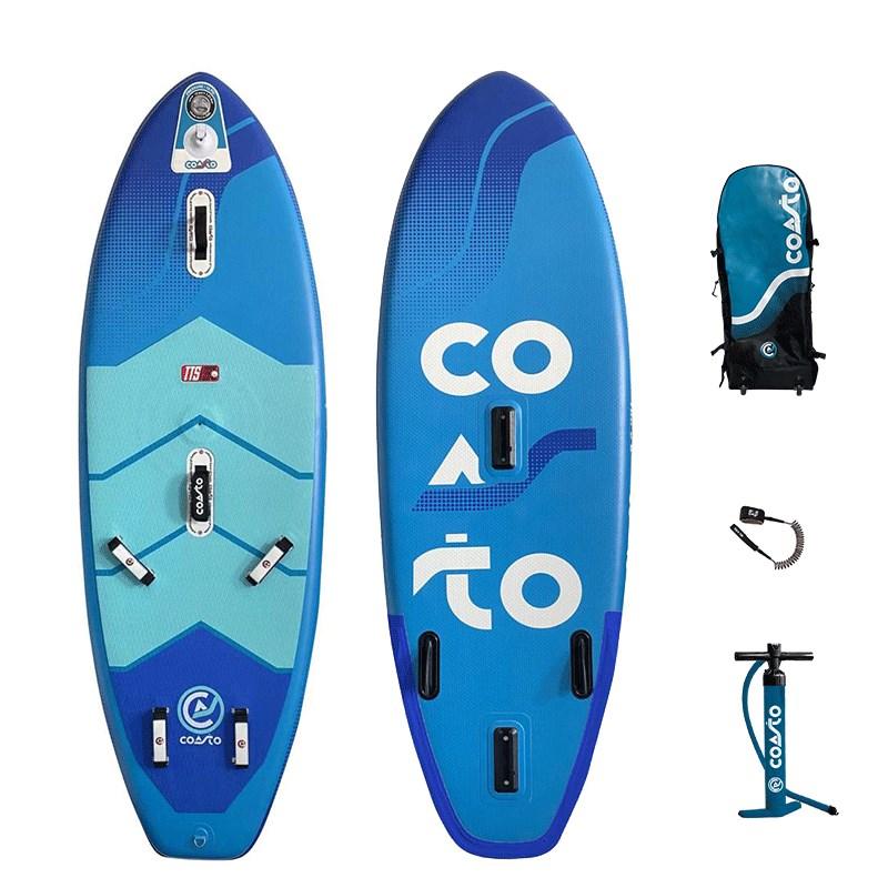 COASTO WindSUP MIR 8'6 Windsurf Board Stand Up Paddle aufblasbar iSUP 260x84cm