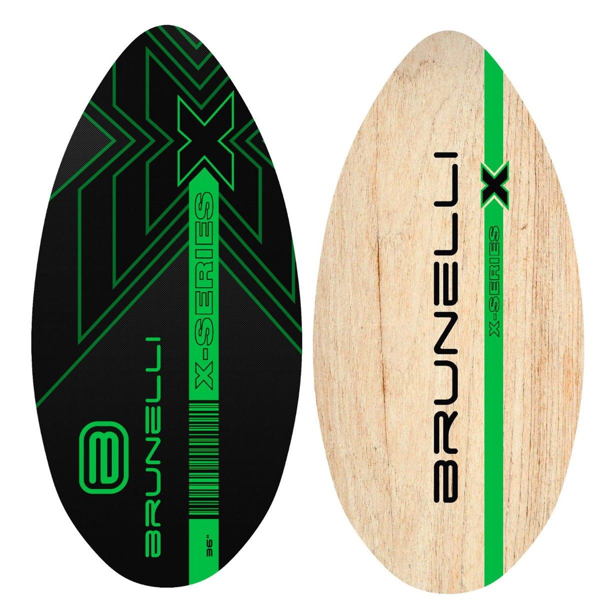 Skimboard BRUNELLI Holz Beach Wood Skim Board 36 (91cm) green