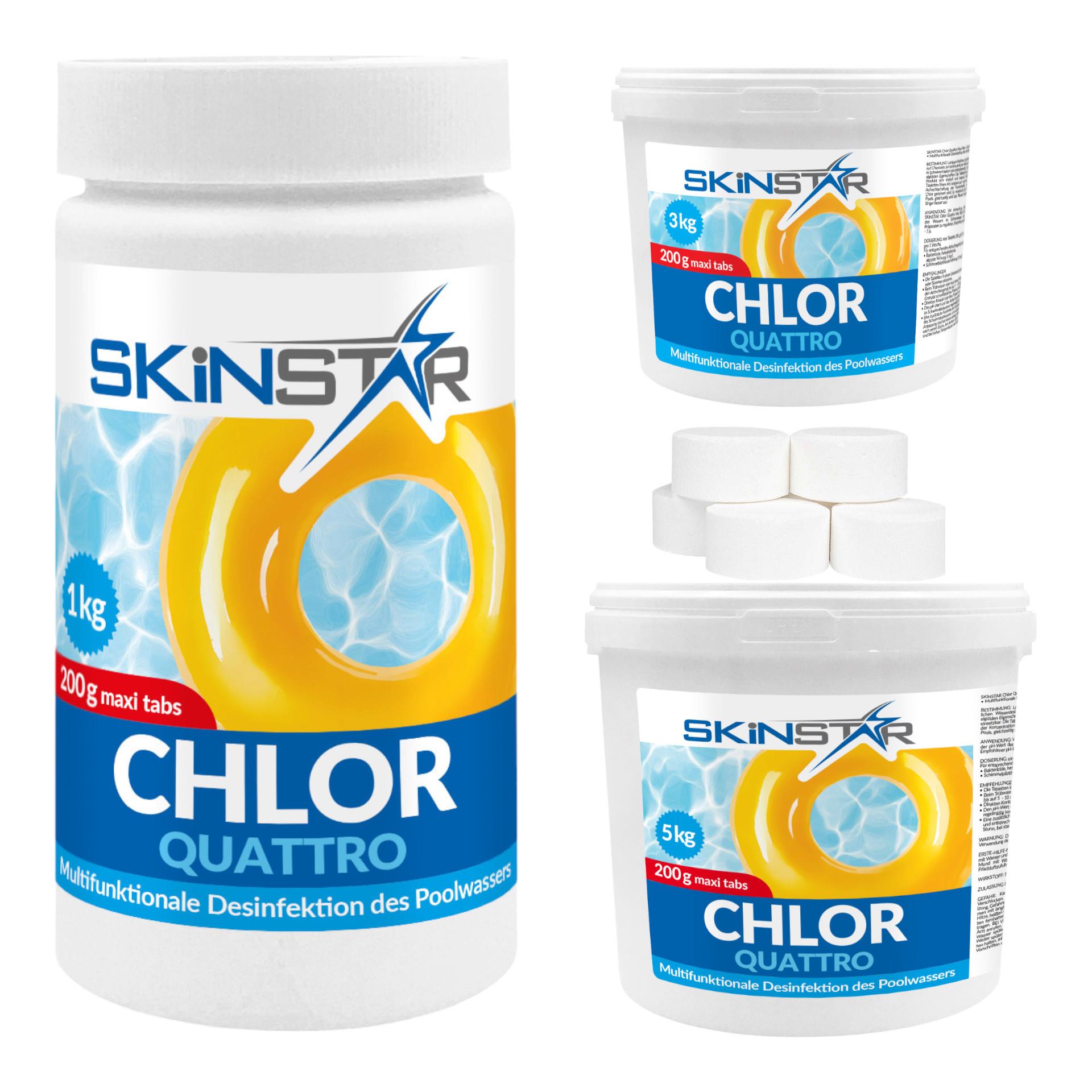 Chlortabletten Multitabs Pool 1-10 kg Langsamlöslich Chlor Pflege für Schwimmbad