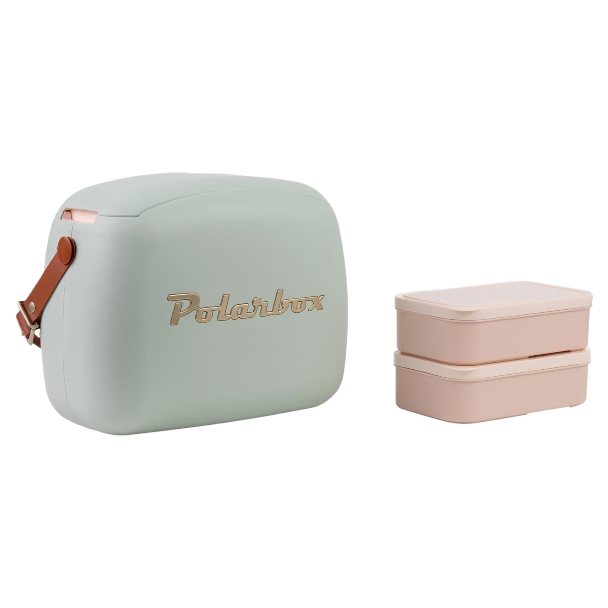 Polarbox CoolerBag 6L Kühlbox mit 2x1L Lunchboxen  Kühltasche leicht & stylisch
