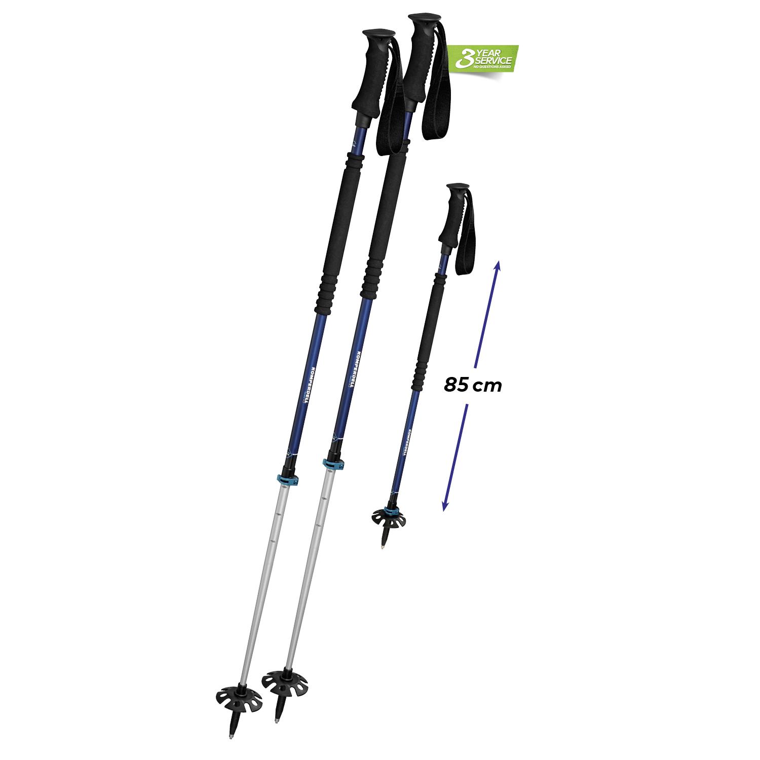 Komperdell Thermo Ascent TI 2 Tourenstock für Skitouren & Trekking - Groesse: 115-150cm