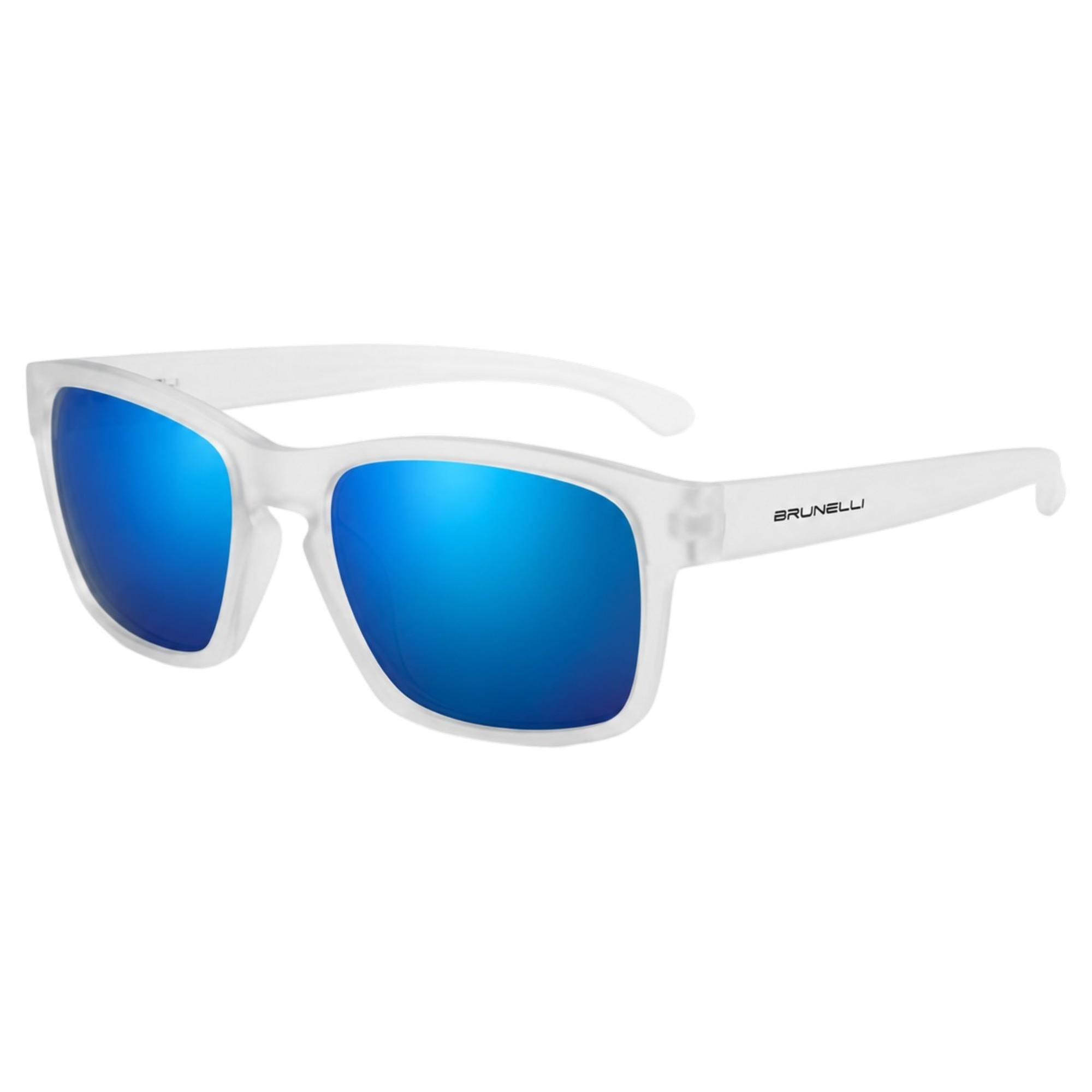Brunelli Schwimmende Sonnenbrille polarisierte Wassersport Brille UV400 weiß