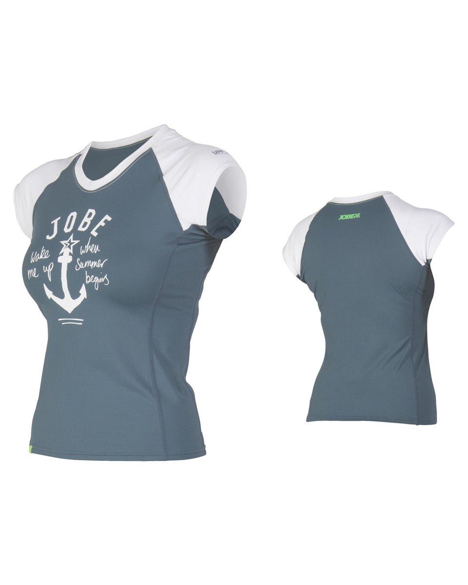 Jobe Damen Rash Guard CHROME V-Neck Lycra Rashguard Badeshirt Surfshirt UV Shirt