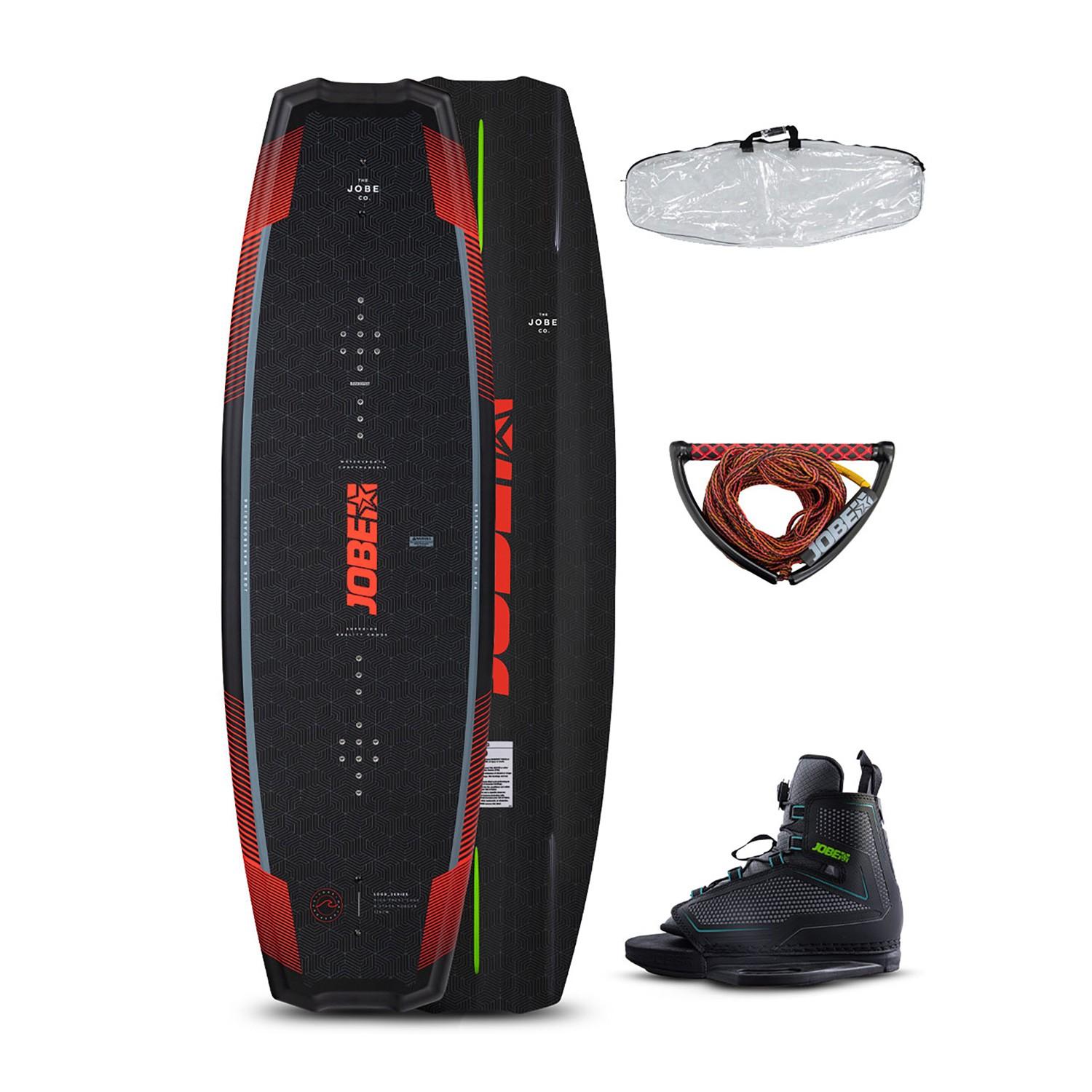 JOBE LOGO 138 Package Wakeboard mit UNIT Wakeboardbindung, Hantel und Tasche Cable Board