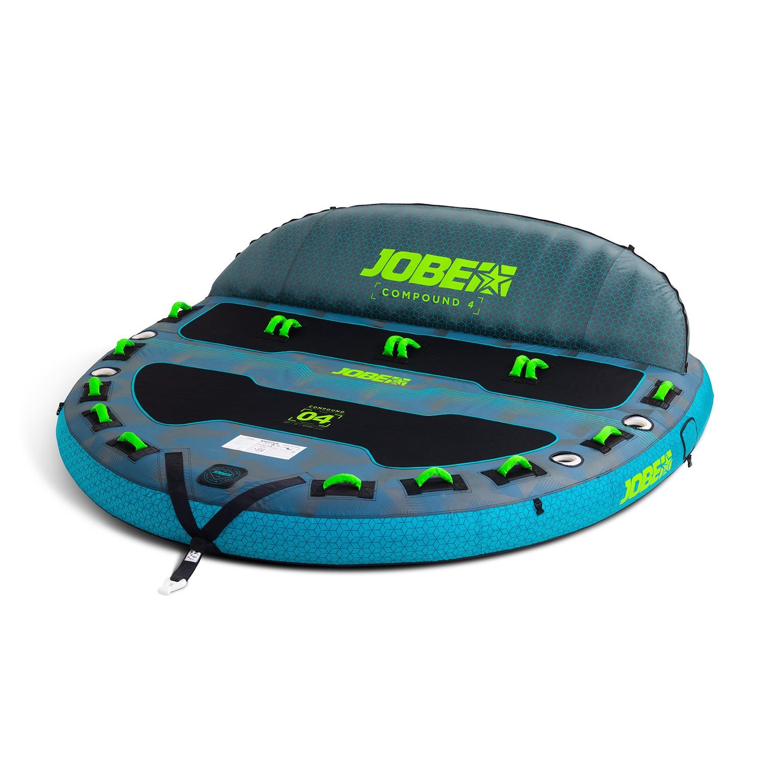 Jobe Compound Towable 4 Persoen Tube Decktube Schleppring Funtube Boot