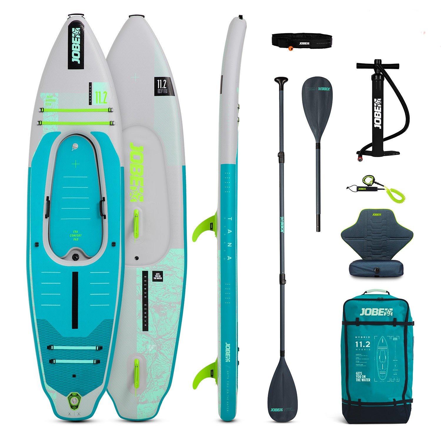 Aero Tana Hybrid SUP 11.2 Premium SUP & Kajak Board Paket 340 x 86cm