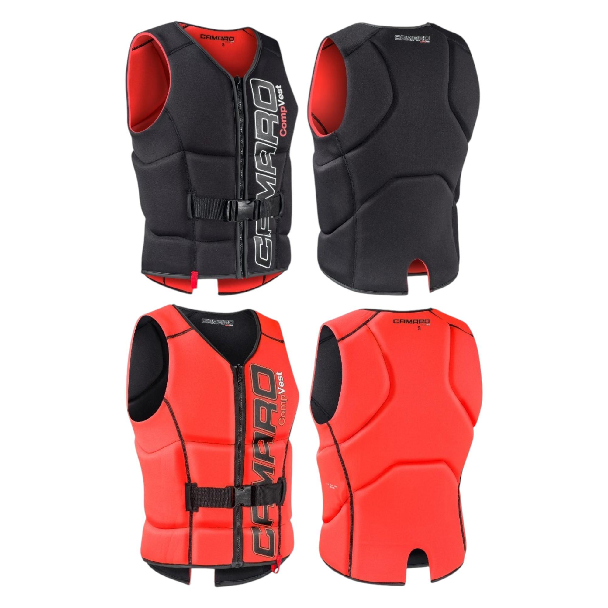 CAMARO Comp Neopren Prallschutzweste Wakeboard Kitesurf Jetski Wasserski Weste