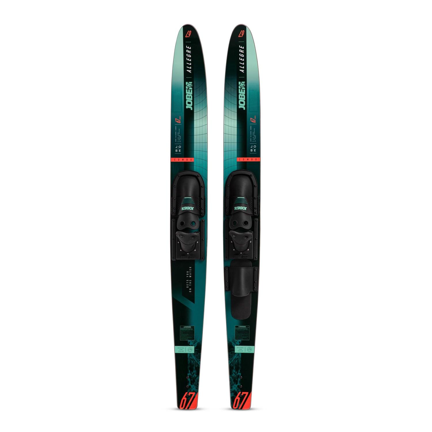 Jobe Allegre 59 Combo Wasserski Ski Paarski 150cm green