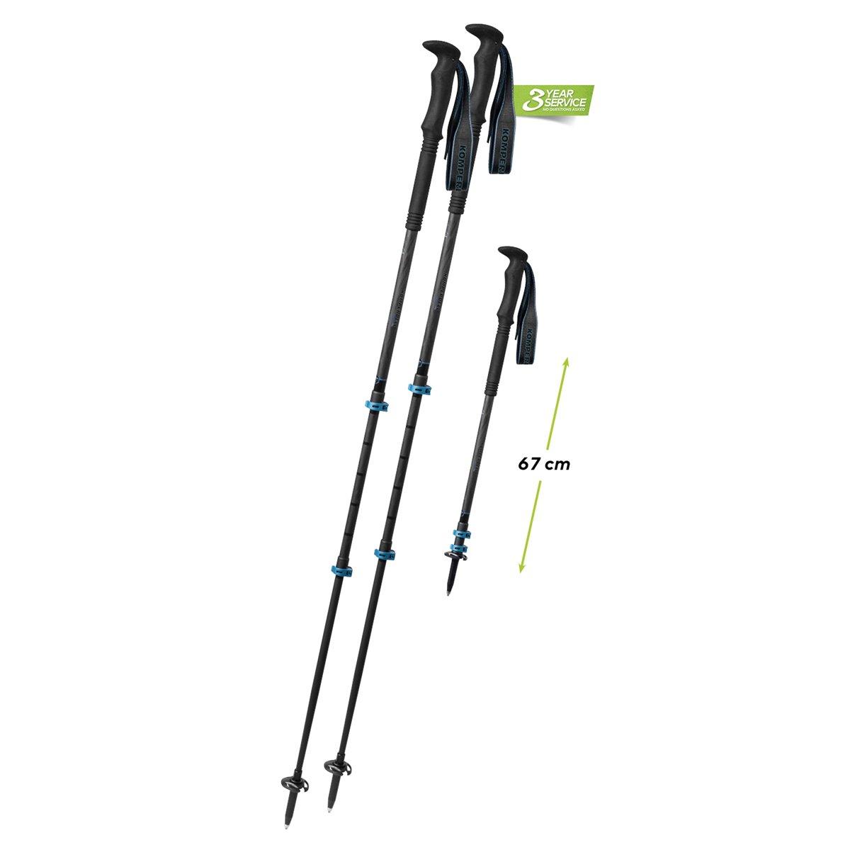 Komperdell C3 Carbon Pro Power Lock 3.0 Tourenstock Trekkingstock Wanderstock