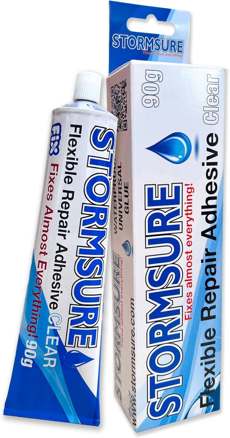 Reparaturkleber von STORMSURE Kleber für Outdoor Kleidung Zelt 90g