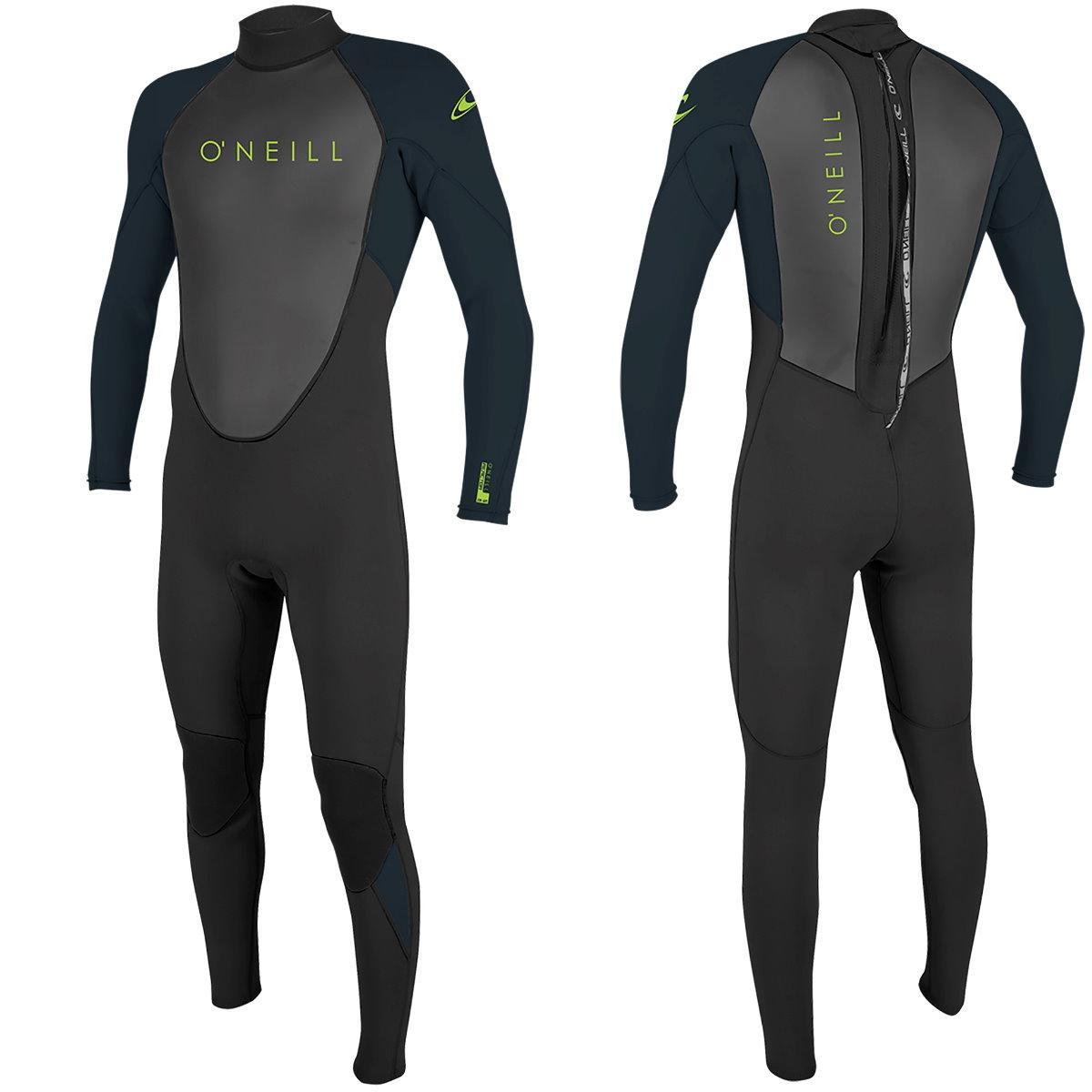 O'NEILL Youth REACTOR-2 3/2 Back Zip Kinder FullSuit Neoprenanzug Wetsuit Slate