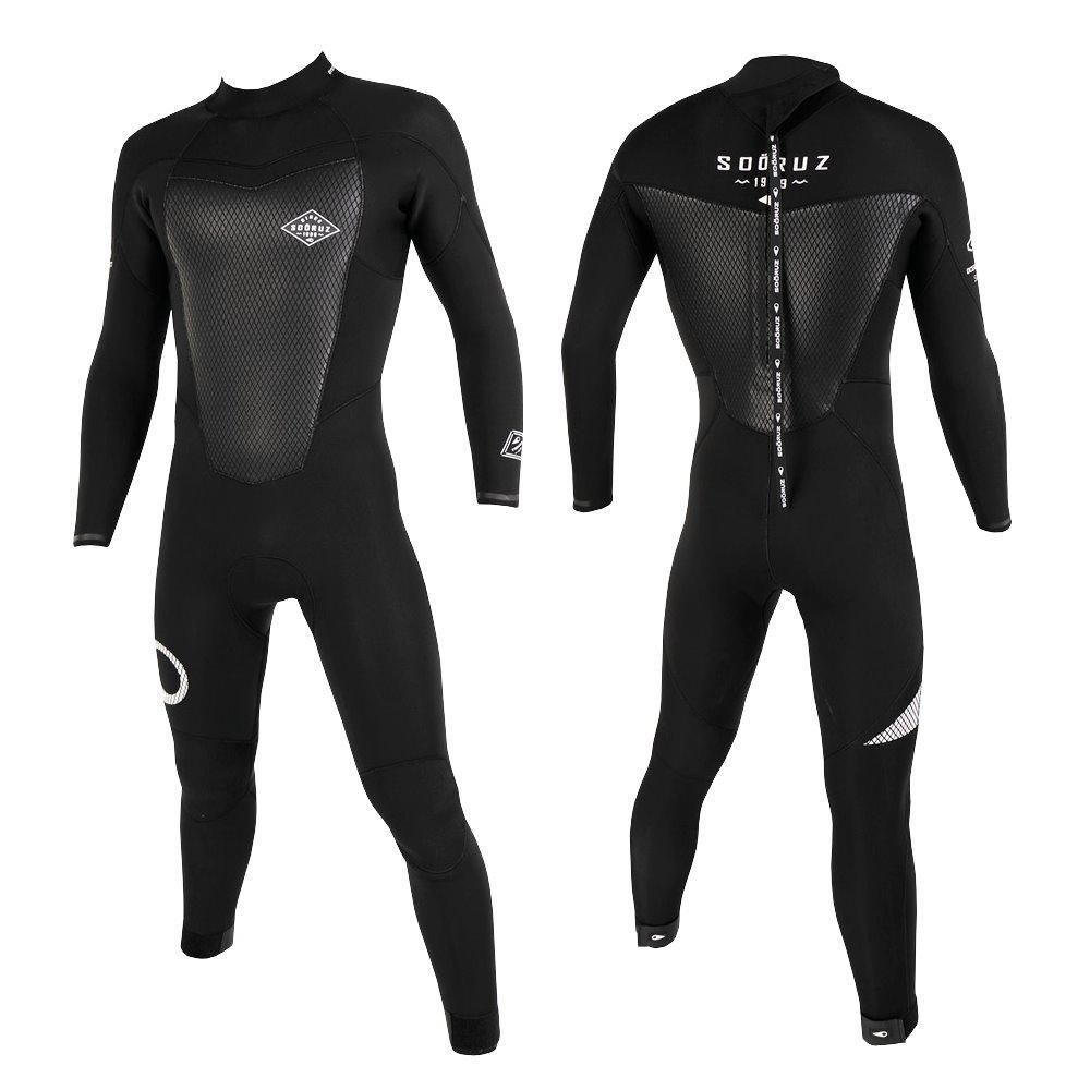 SOÖRUZ Fullsuit 4/3 BZ FIGHTER OYSTERPRENE Neoprenanzug- BLACK - Groesse: 48 (S)