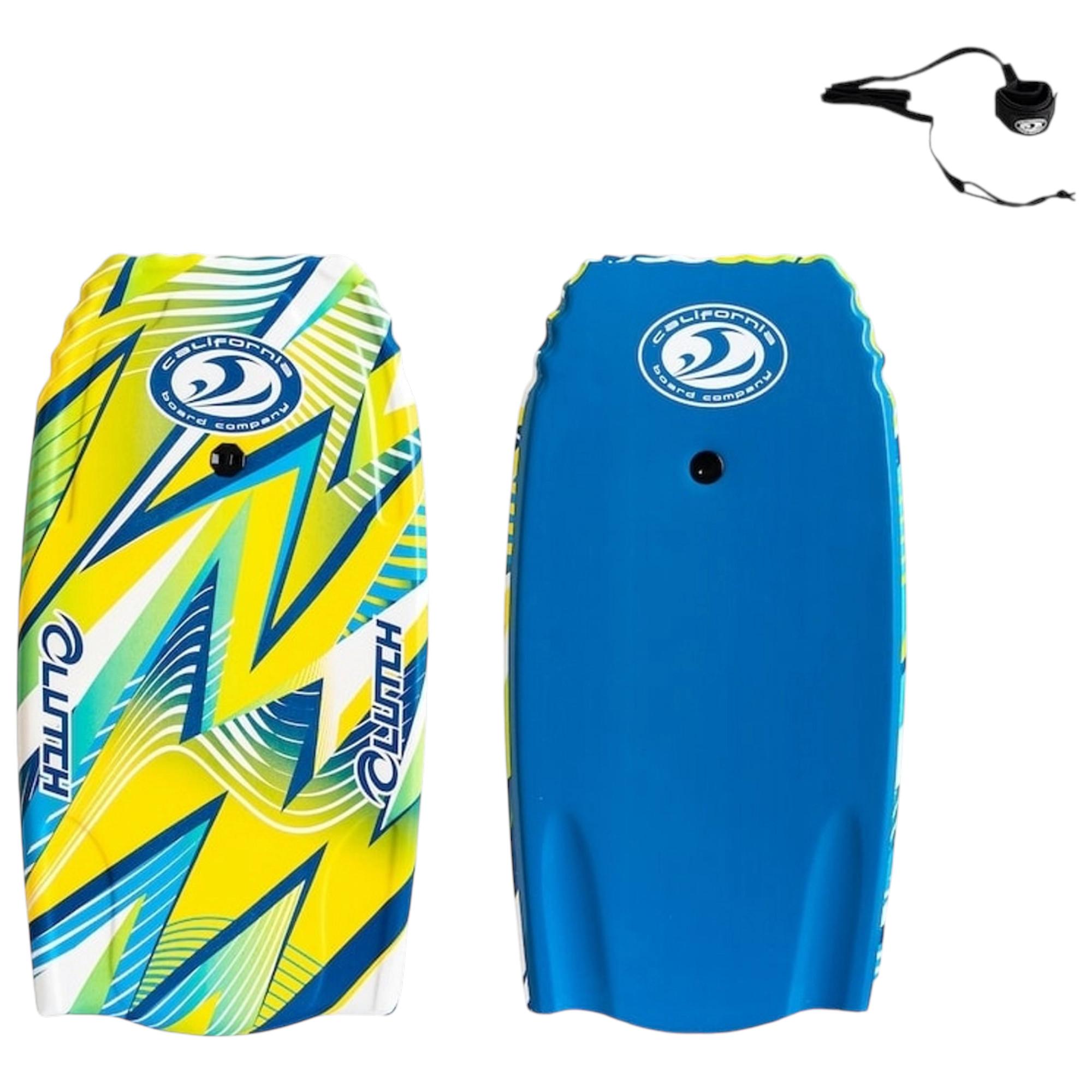 CBC CLUTCH Bodyboard 37 Zoll Surfboard Bodysurfen Wassersport Leash
