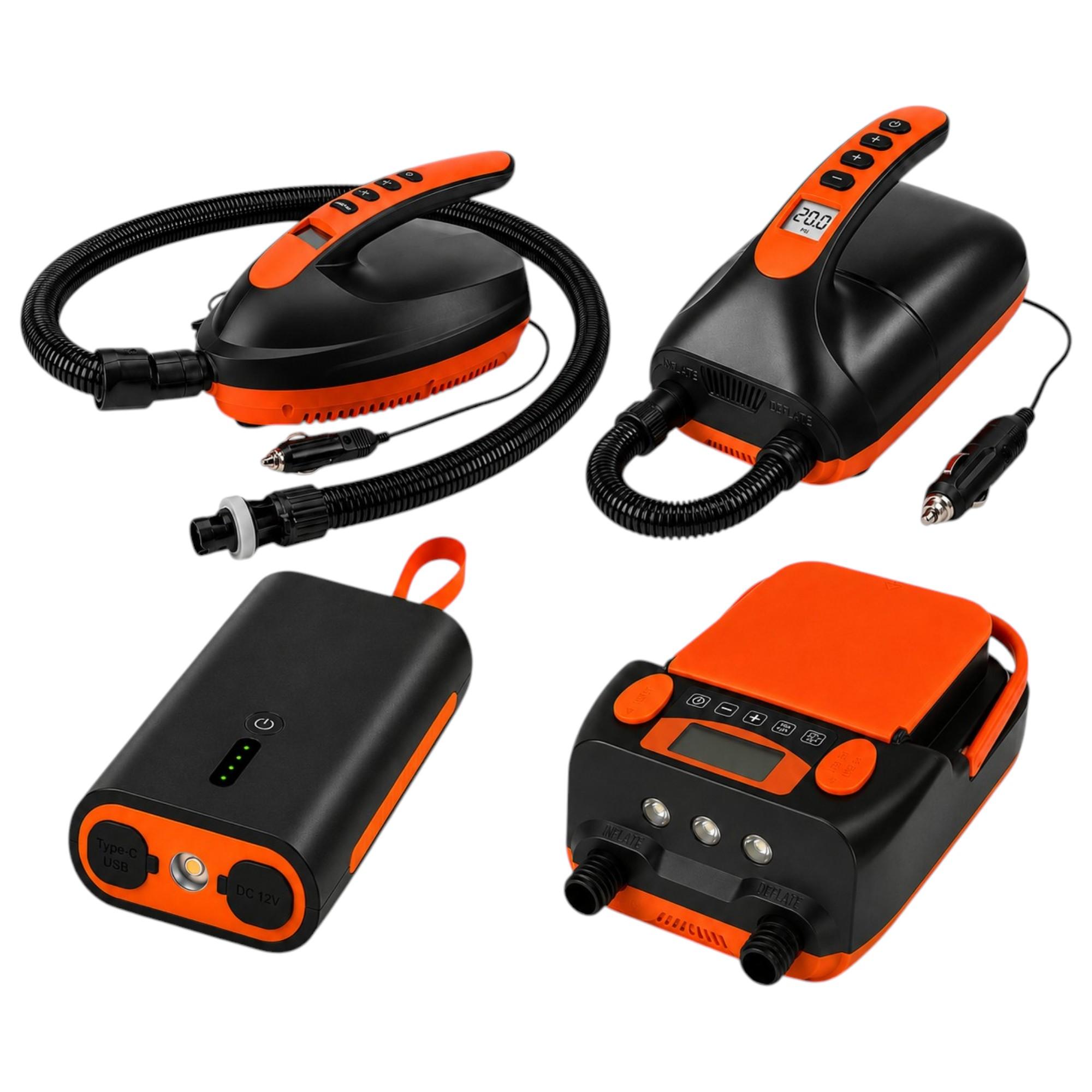 Brunelli Elektrische SUP-Pumpe & Powerbank Akku Verschiedene Modelle zur Auswahl