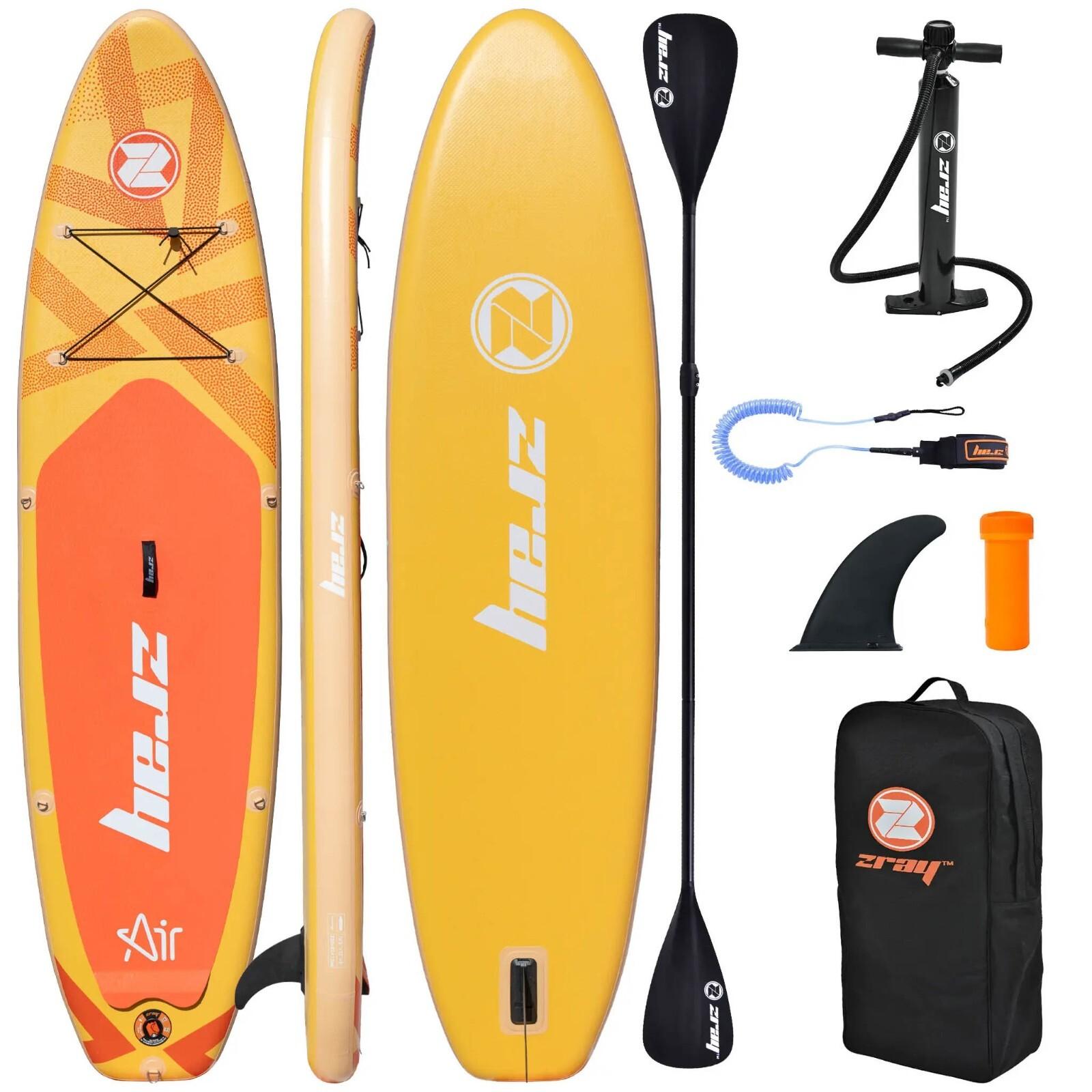 Zray EA-3 Allround Air 10'6 (320 cm) aufblasbares SUP Board Set  Komplettset mit Paddel, Pumpe, Rucksack & Leash