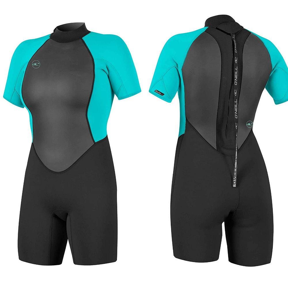 O'NEILL REACTOR II Damen Shorty Spring Neoprenanzug super Stretch Neopren Neoprene Suit