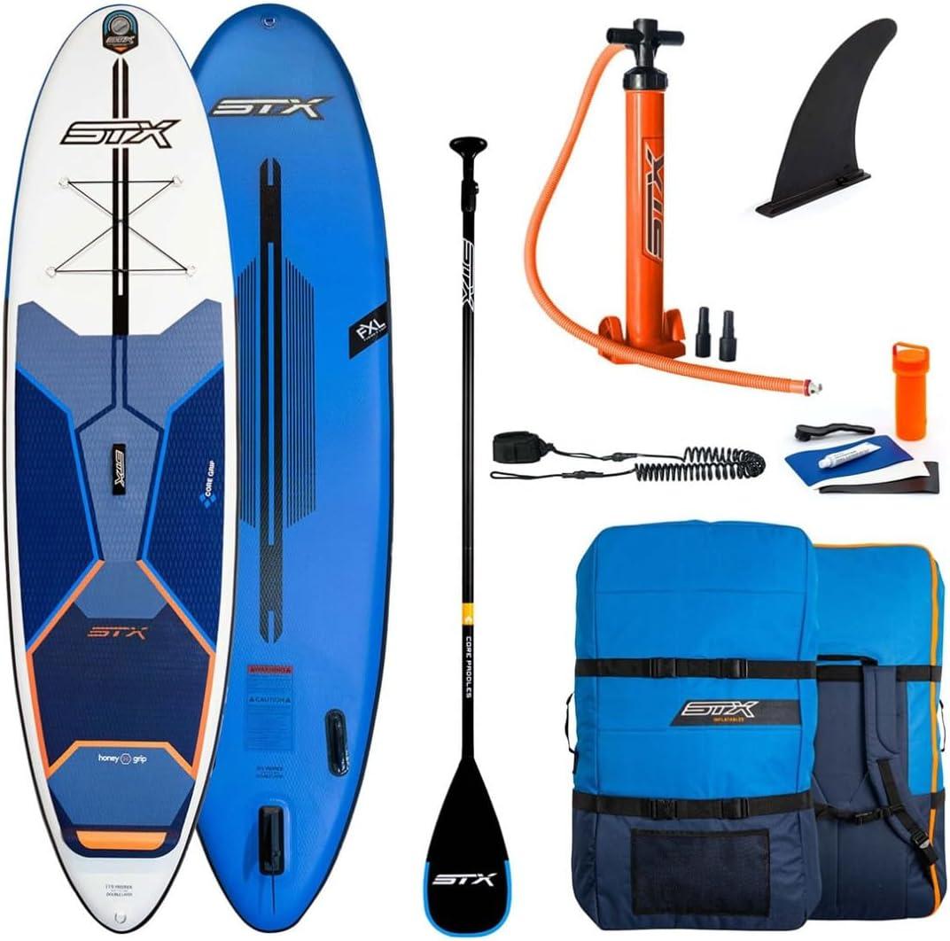 STX Freeride 10.6 SUP Board Set Aufblasbar inkl. Paddel Pumpe Tasche