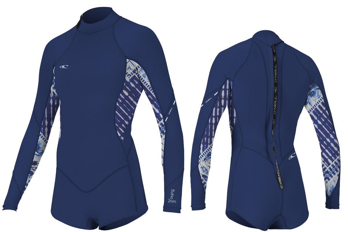 O'Neill Women wms Bahia L/S Short Spring Neoprenanzug navy Neoprene Suit