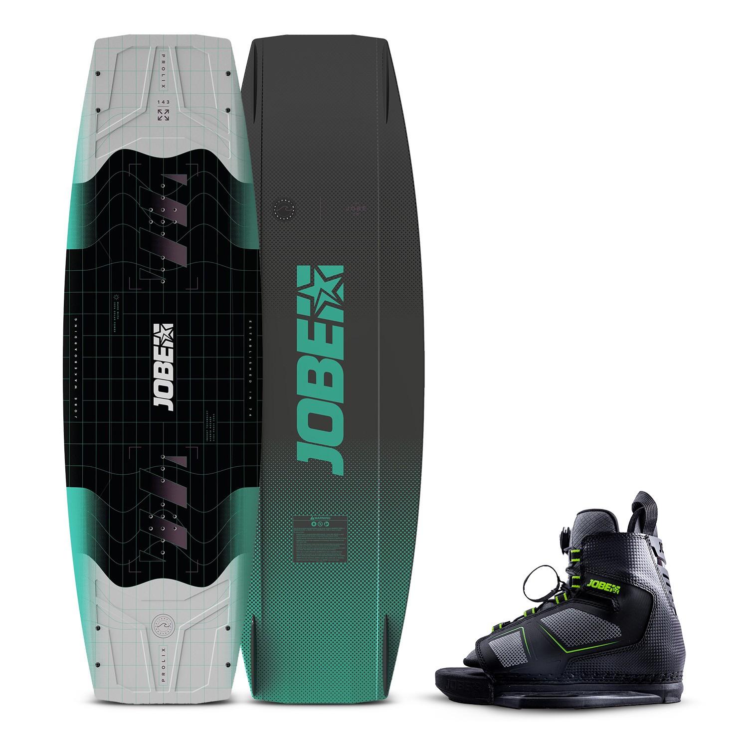 Jobe Prolix Wakeboard Set 138 Unit Bindings Boat Wakeboard Hybrid Rocker