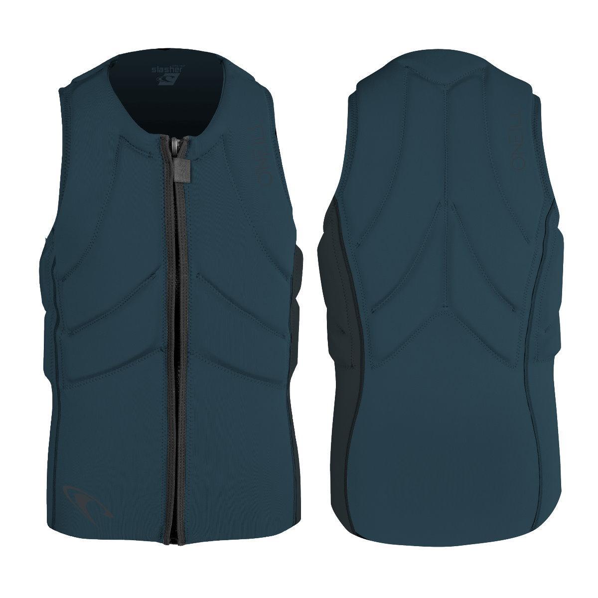 O'Neill Slasher Wake/Kite Vest Herren Prallschutzweste Neopren Weste Cadetblue/Gunmetal
