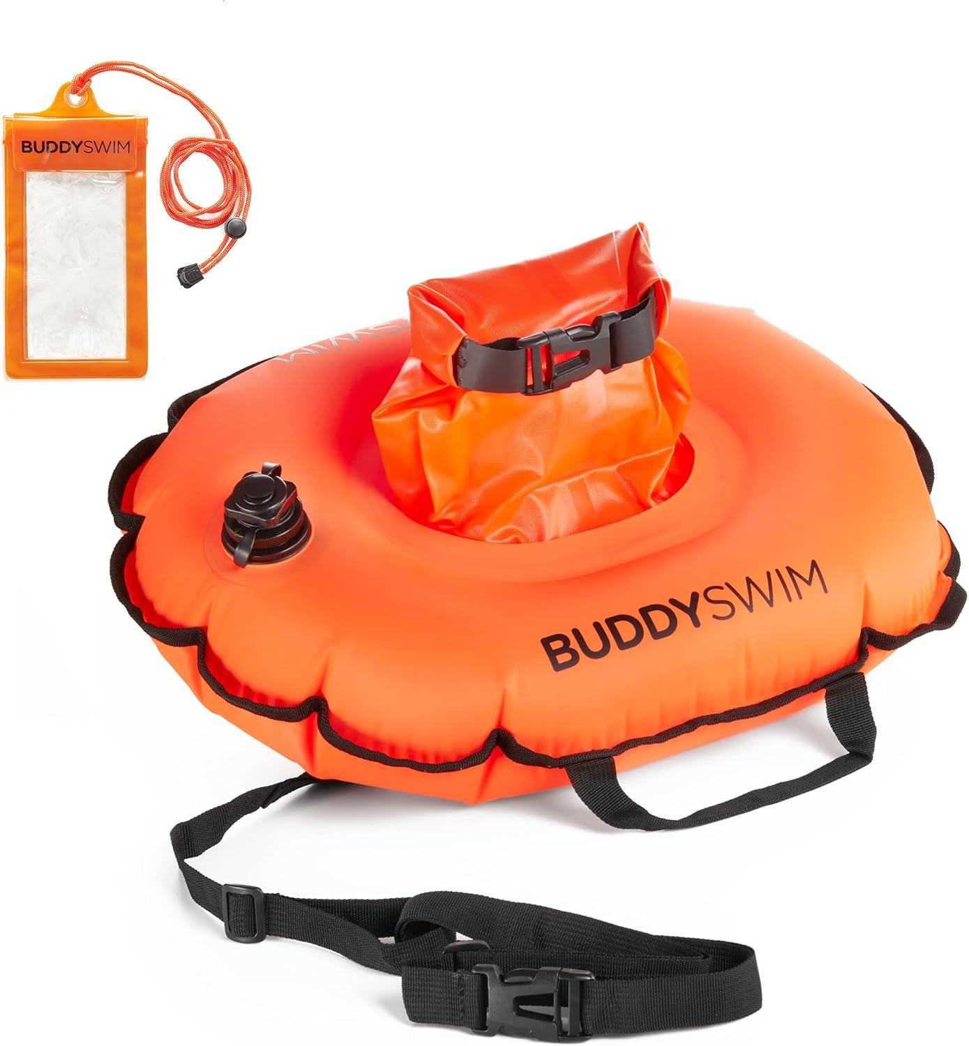 BUDDYSWIM Schwimmboje Hydrastation 10 L Sicherheitsboje Boje Open Water Buoy