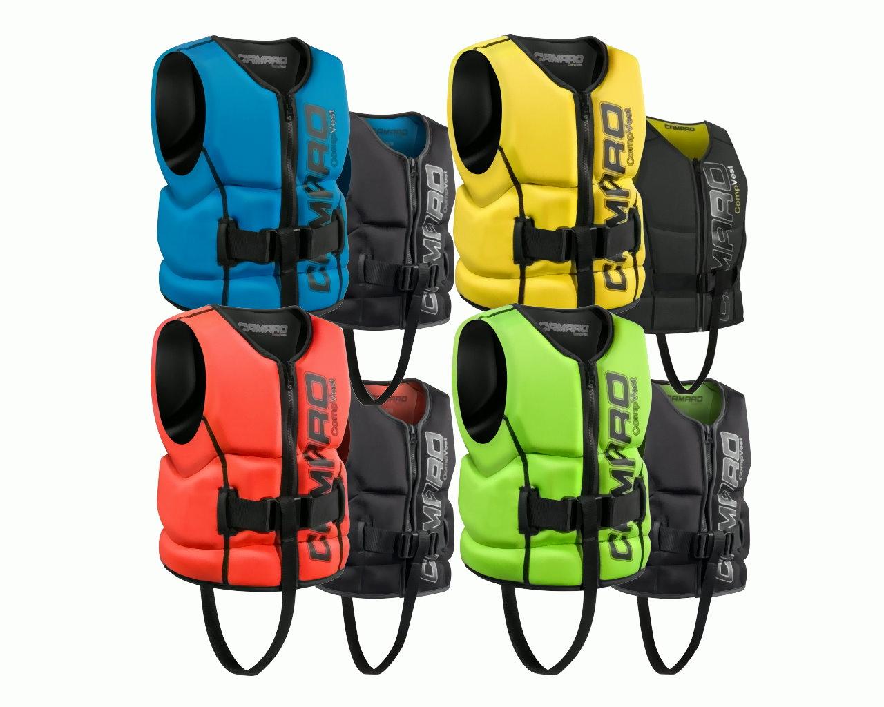 Camaro Comp Vest Kinder Schwimmweste Neoprenweste Schwimmhilfe Wendeweste