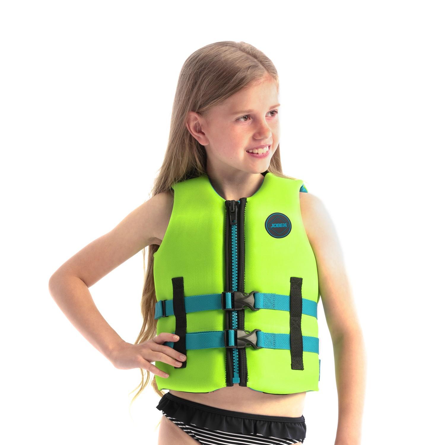 JOBE Neopren Vest Kids Neo Vest Kinder Schwimmweste Neoprenwest green Float Vest