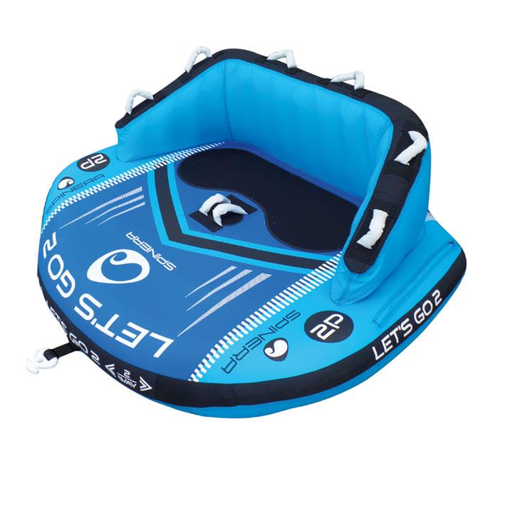 SPINERA Lets Go 2 Personen Towable Tube Funtube aufblasbar Sofa Fun Tube