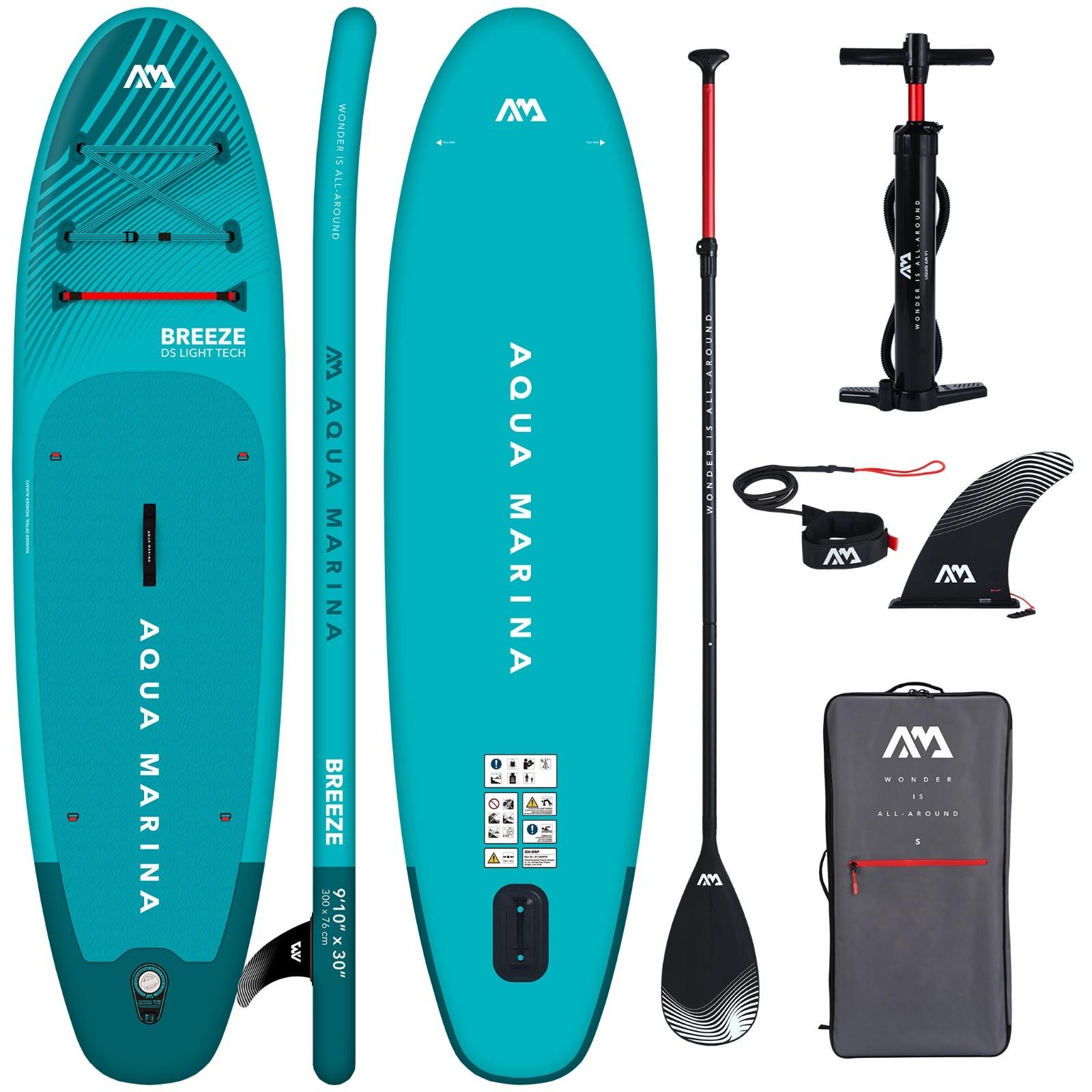 Aqua Marina Breeze SUP Board 270cm Allround Set Anfänger 100kg inkl Zubehör