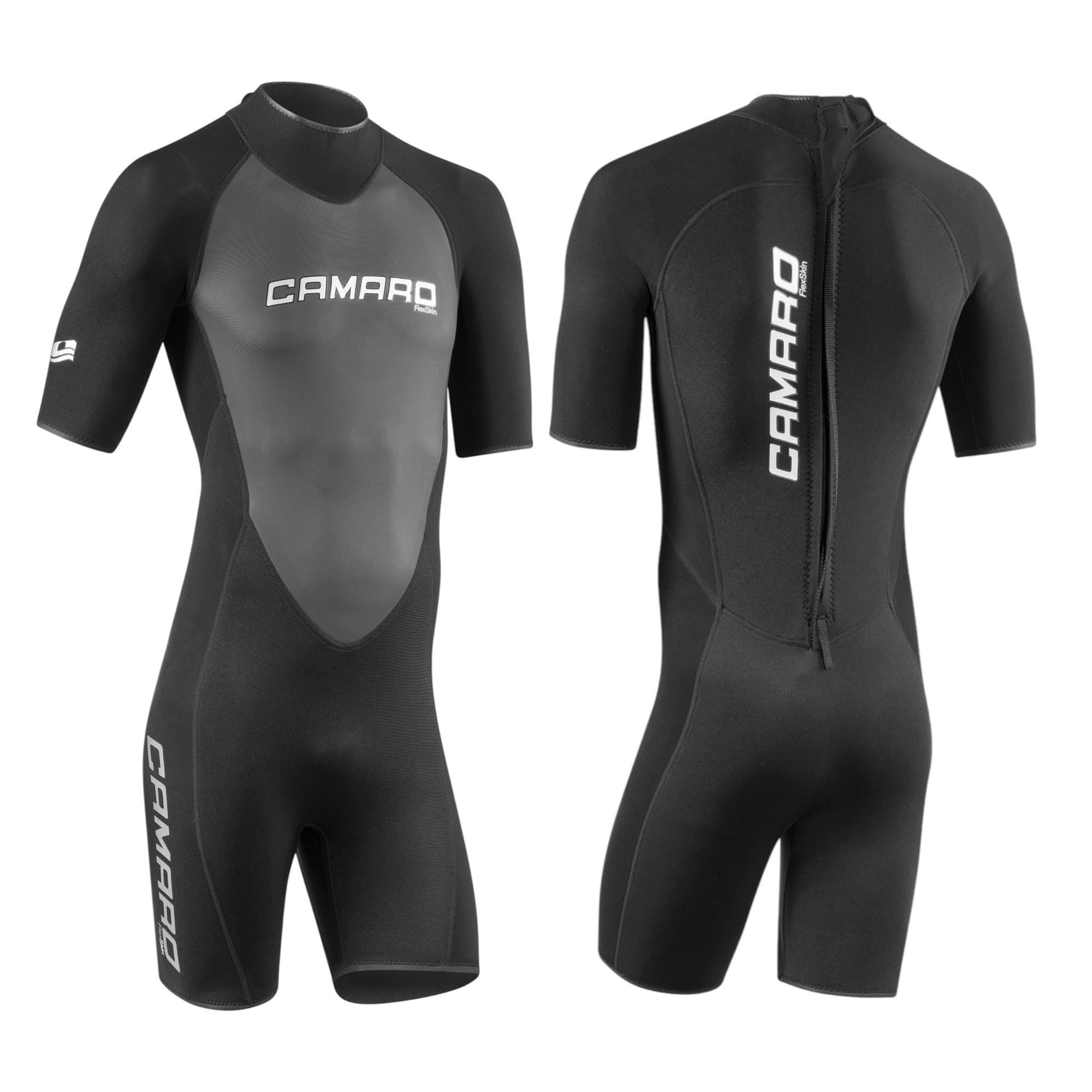 CAMARO Neopren Shorty Herren Flex Skin super Stretch Surfanzug Neoprenanzug