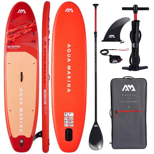 Aqua Marina Monster 2026 SUP Board 366cm Allround Set Anfänger 170kg inkl Zubehör