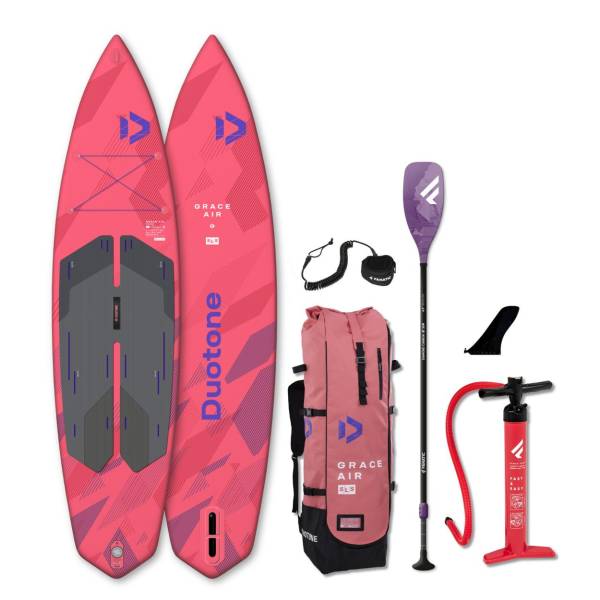 DUOTONE GRACE AIR SLS 11'2 iSUP SUP Board Damen Allround Set 7,2kg