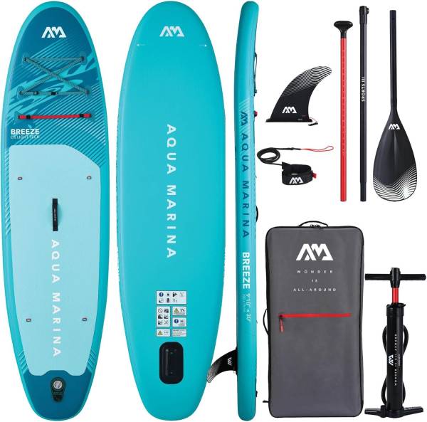 Aqua Marina Breeze 2026 SUP Board 270cm Allround Set Anfänger 100kg inkl Zubehör