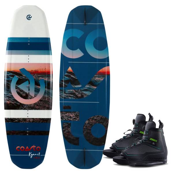 COASTO KYANIT 140 Wakeboard Flex mit Maze Bindung 40-46
