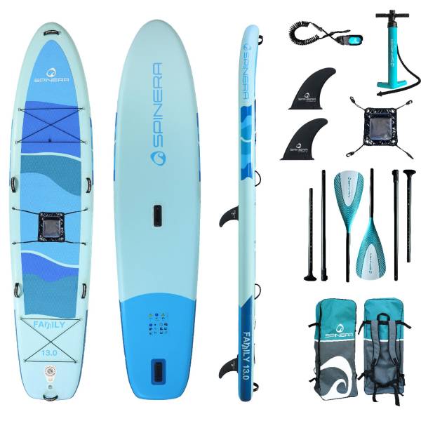 SPINERA Family SUP 13.0 Stand Up Paddle Mehrpersonen iSUP Familien Board 397cm