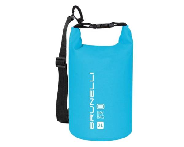 BRUNELLI 2L Dry Bag Wasserdichter Seesack Rucksack Packsack Trockensack mit Schultergurt türkis