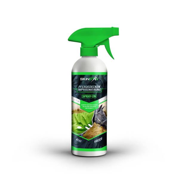 SkinStar Pferdedecken Spray-On Imprägnierung 500ml Rug Proof Tierdecken-Schutz