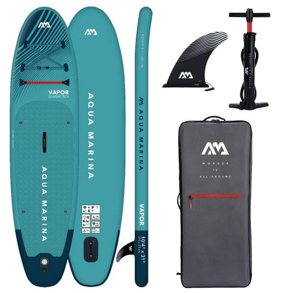 AQUA MARINA VAPOR 10.4 iSUP Board Set aufblasbar Stand Up Paddle Surfboard SUP 315cm