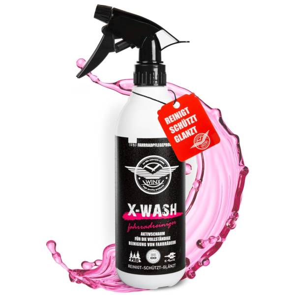 WINX X-WASH Fahrradreiniger Aktivschaum Bike Entfetter Pflege Schutz Spray 500ml