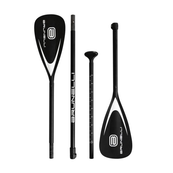 BRUNELLI Hybrid Fiberglass-Nylon Paddle 2-in-1 iSUP & Kajak Paddel Dual Tech