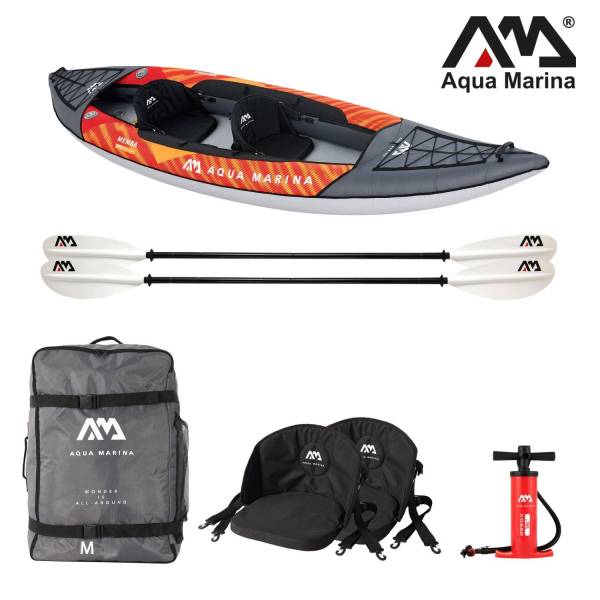 Aqua Marina Memba 390 Touring Kayak 2 Personen aufblasbares Kajak Kanu Boot