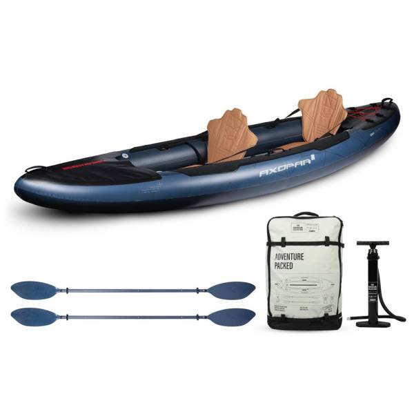 Jobe Axopar GAMA Kayak Set 2 Personen aufblasbar Kanu Tourenkajak Kajak 365cm