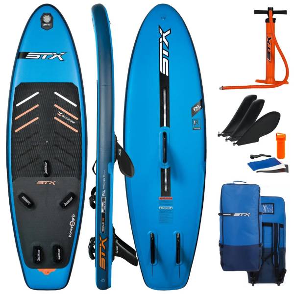 STX iWindsurf RS 280 SUP Windsurf Board FXL aufblasbar Komplett Set 280x85cm