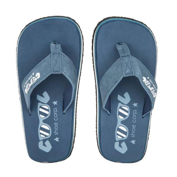 COOL SHOE ORIGINAL Flip Flops Badelatschen Zehentrenner Schuhe Surfer demin