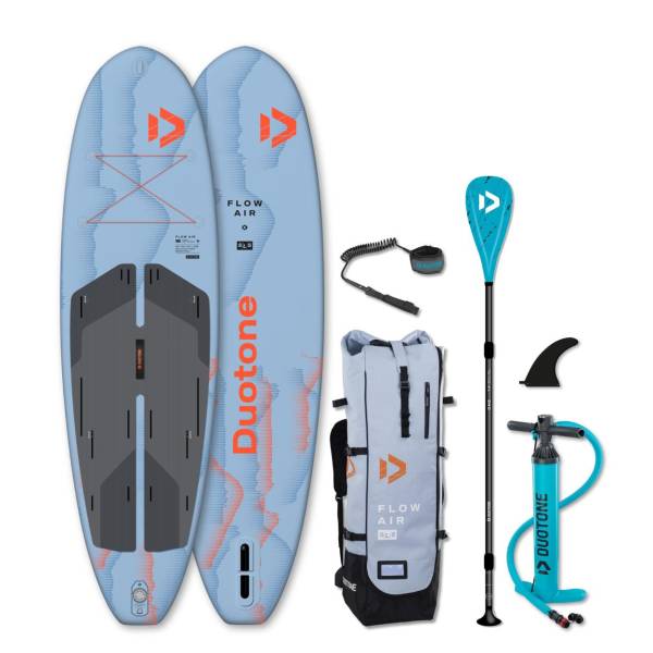DUOTONE FLOW AIR SLS 10'8 iSUP SUP Board Allround leicht Set 7,3Kg